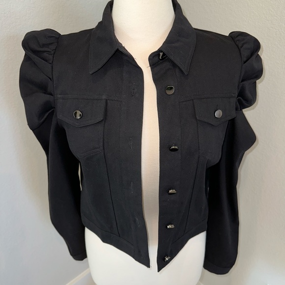 NWT TCEC Puff Sleeve Jacket Size M - Picture 2 of 10